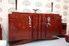 Buffet enfilade art deco en palissandre des indes