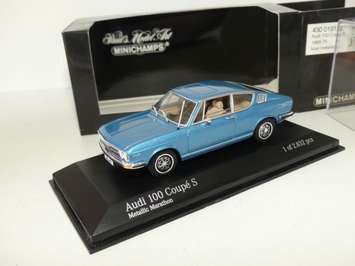 Audi 100 coupe 1969 bleu - 100,