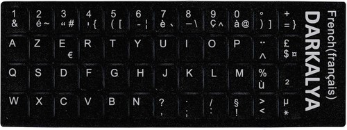 Autocollants clavier azerty - clavier,