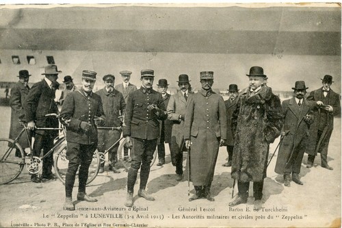 Carte postale le zeppelin - postale,