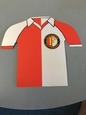 Ancien Autocollant Mini Maillot Foot Rotterdam Feyenoord Annee 80 Fan