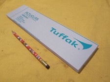 POLYCARBONATE BAR machinable plastic sheet flat stock TUFFAK 1/2" x 3" x 12" L