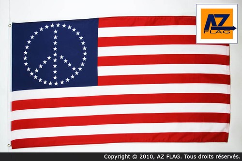 Drapeau usa paix 150x90cm - drapeau,