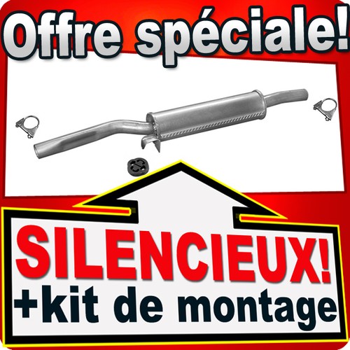 Silencieux intermédiaire pour - silencieux,