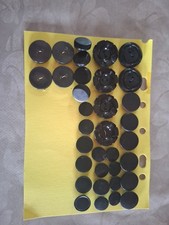LOT BOUTONS VINTAGE COULEUR
