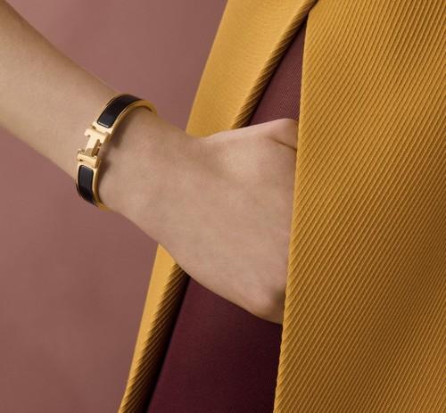 Hermes clic bracelet navy - hermes,