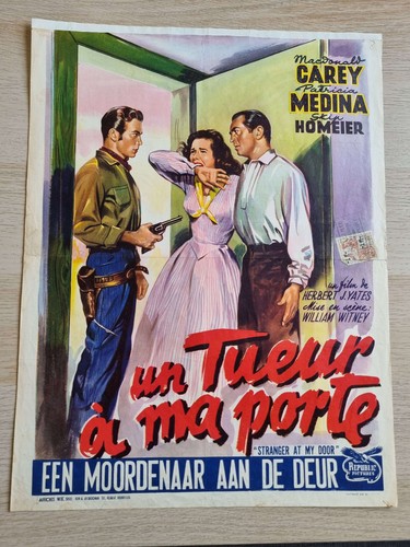 Affiche ancienne cinéma belge