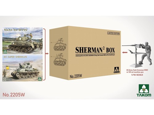Takom sherman box - sherman²,