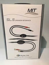 PAIR CABLES MIT STYLELINE SL5 SL 5 speaker interface  3 METERS NEW     