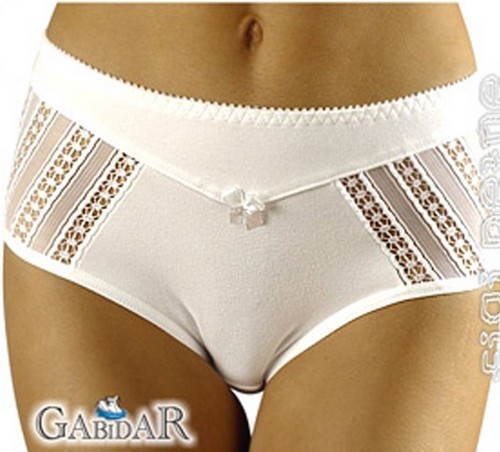 Culotte coton blanche noire - coton,