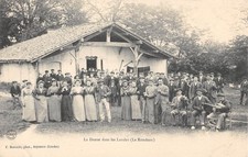 Old postcard 40 LA DANS LES LANDES / LE RONDEAU