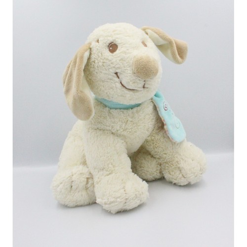 Grand doudou chien blanc - blanc, tifoo