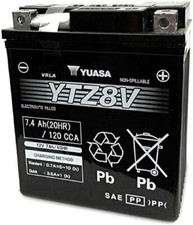 Batterie Moto Yuasa GTZ8V 8V