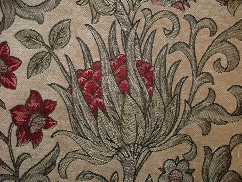 Tissu rideau chenille - tissu,
