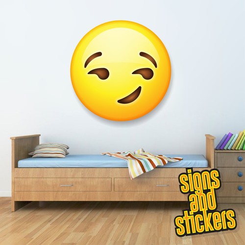 Emoji happy wink - géant, grand