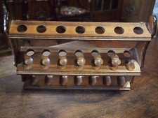 LARGE WOODEN WALL DISPLAY FOR 14 PIPES Perfect Condition