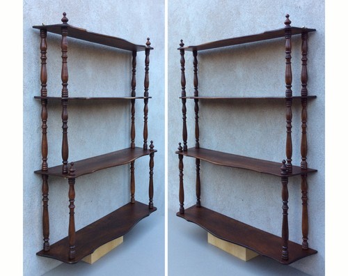 Etagere bois xixe ancien - etagere,