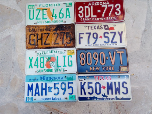 Lot plaques - lot, 8