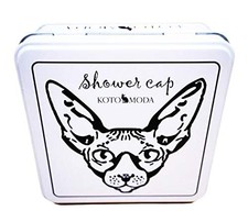 Bonnet douche pour chats - bonnet,