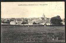 Old postcard Saint-Cyr-les-Colons, general view, general view 