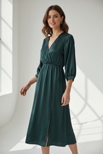 Robe Longue Verte Femme –