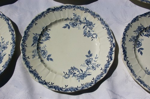 Assiettes plates faïence - assiettes, en