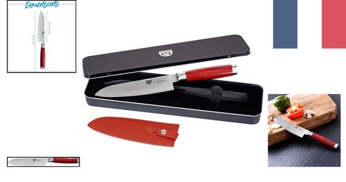 Couteau damas santoku - santoku, 17,5
