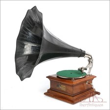 Antique French His Master’s Voice Monarch Gramophone. France circa 1912