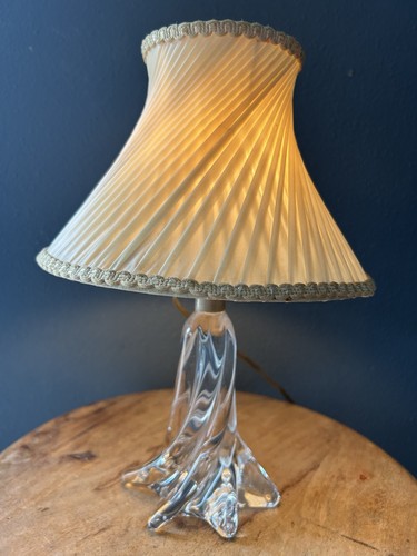 Lampe vintage pied - , cristal
