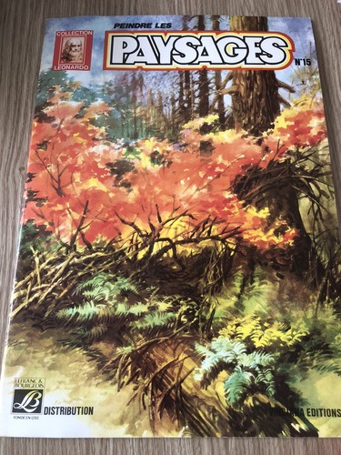 Livre peindre les - livre, paysages