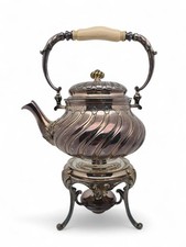 CHRISTOFLE GRAND SAMOVAR ANCIEN THEIERE VERSEUSE METAL ARGENTE XIXeme