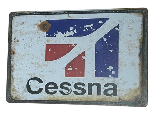 Metal cessna aviation - sign, for