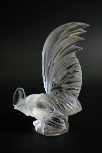 Lalique coq nain - coq, car