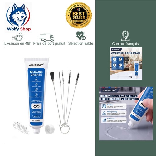 Graisse silicone 30g - graisse, pour