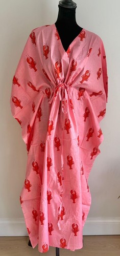 Robe maxi kaftan coton femme - maxi,
