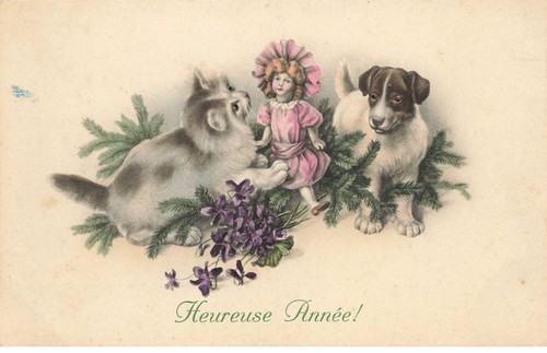 Chiens mk39830 heureuse annee - #mk39830,