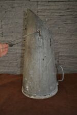 Ancien seau à charbon en zinc