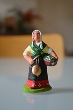 ANCIEN SANTON LA POISSONIERE H 6,5 CM NOEL CRECHE