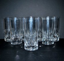 SAINT-LOUIS 8x whiskey juice glasses long drink AVIGNON crystal shuttle jersey