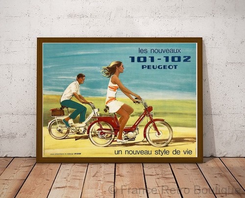 Poster affiche peugeot 101 102 - poster-affiche,