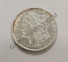 USA 1 Dollar Morgan 1900 Philadelphia Petits Chocs En Le Tranche