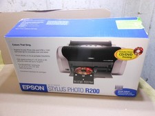 Epson Stylus R200 Digital Photo Inkjet Printer New Open Box