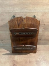 Porte Journaux / Lettres / Revues Art Déco Bois Métal