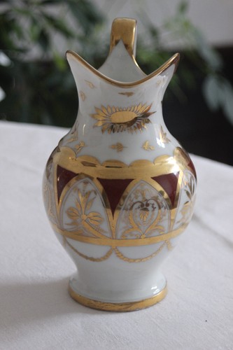 Pot lait porcelaine dure - en,