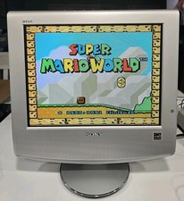 Sony Wega 15" LCD Retro Gaming TV KLV-S15G10 Superior Picture Quality TESTED VGC