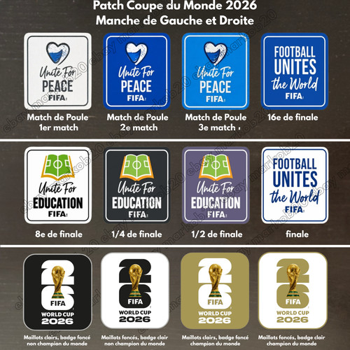 Patch coupe monde 2026 - du,