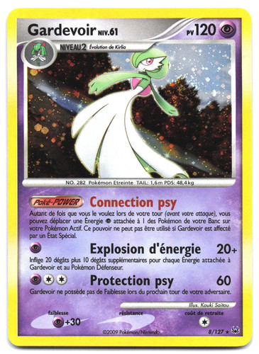 Carte pokémon gardevoir - gardevoir, 8/127