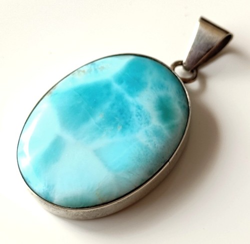 Pendentif larimar argent - pendentif,