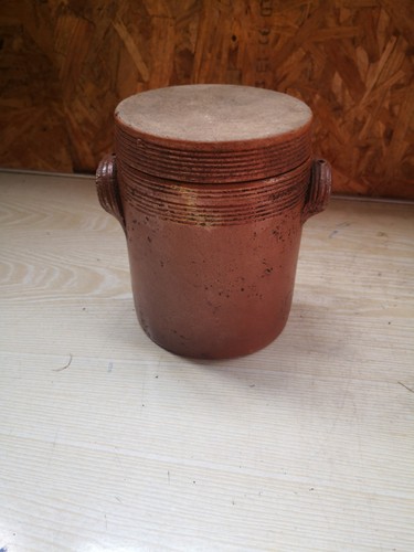 Pot ancien grès - pot,