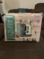 BEABA Babycook Neo Baby Food Maker Processor Steamer Blender Eucalyptus Glass